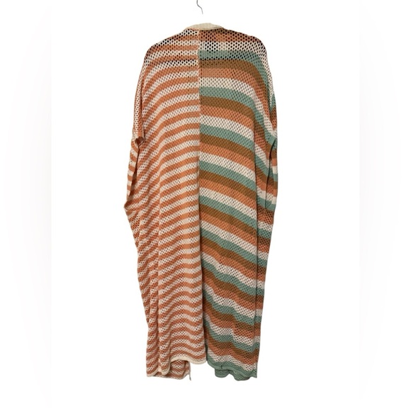 Torrid Duster Vest Sweater – Multi Stripe (Size 5/6) - Picture 4 of 5